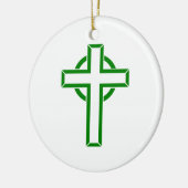 ケルト十字架 セラミックオーナメント (左)