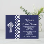 ケルト十字確認招待状（男子用） 招待状 (スタンド正面)