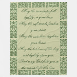 ケルト十字賛美線 フリースブランケット