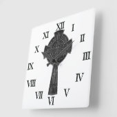 ケルト十字 スクエア壁時計 (傾斜)