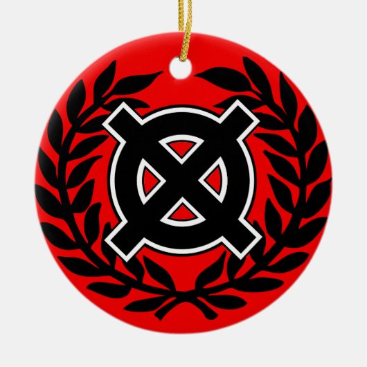 ケルト十字 セラミックオーナメント (正面)