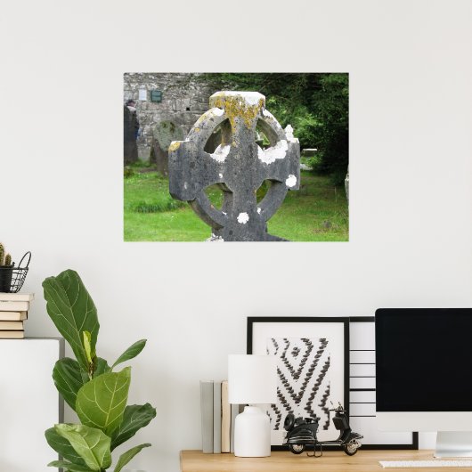 ケルト十字 ポスター (ホームオフィス)