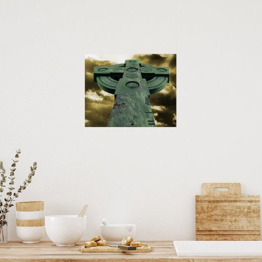 ケルト十字 ポスター (キッチン)