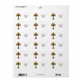 ケルト十字 ラベル (フルシート)