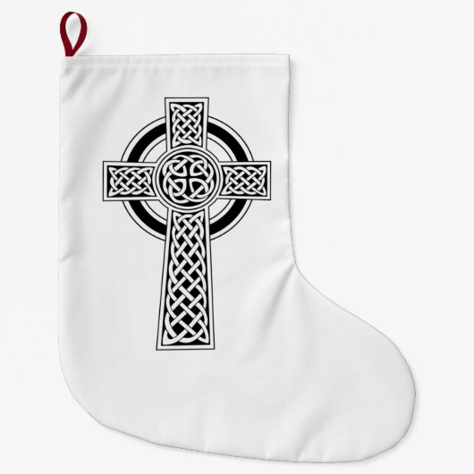 ケルト十字 ラージクリスマスストッキング (正面)