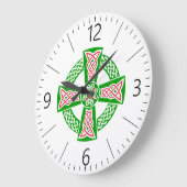 ケルト十字 ラージ壁時計 (傾斜)