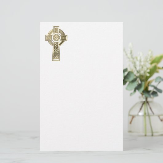 ケルト十字 便箋 (スタンド正面)