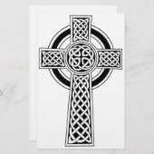 ケルト十字 便箋 (正面/裏面)