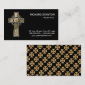 ケルト十字 名刺 (正面/裏面)