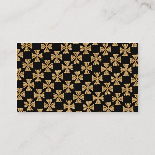 ケルト十字 名刺 (裏面)