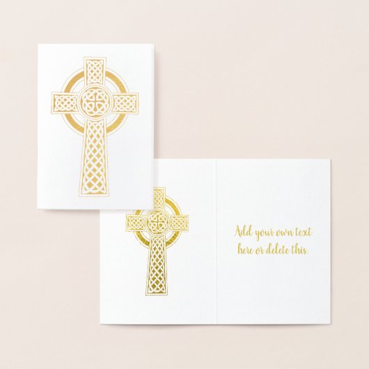 ケルト十字 | 宗教的 箔カード (ディスプレー)