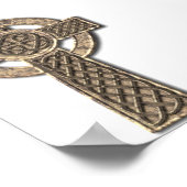 ケルト十字 – 石 ポスター (角)