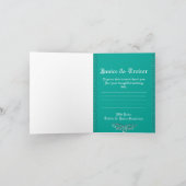 ケルト十字 結婚式セット サンキューカード (内部)