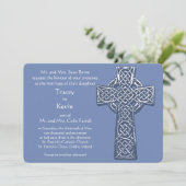 ケルト十字-青 招待状 (スタンド正面)