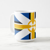 ケルト国国旗のマグカップ コーヒーマグカップ (正面左)