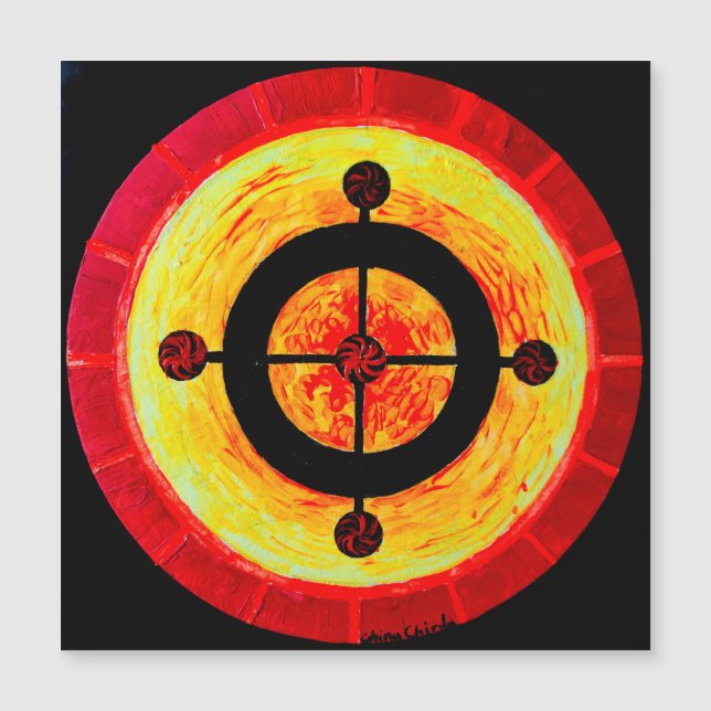 ケルト太陽の記号 (正面)