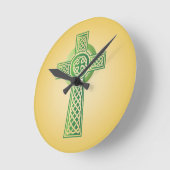 ケルト式クロスウォールクロック ラウンド壁時計 (傾斜)