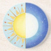 ケルト彼岸の太陽と月 コースター (正面)