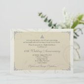 ケルト愛ノットダイヤモンド結婚の記念日 招待状 (スタンド正面)