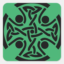 ケルト教の十字架 スクエアシール