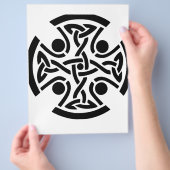 ケルト教の十字架 チラシ (手)