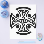 ケルト教の十字架 チラシ (シングル)