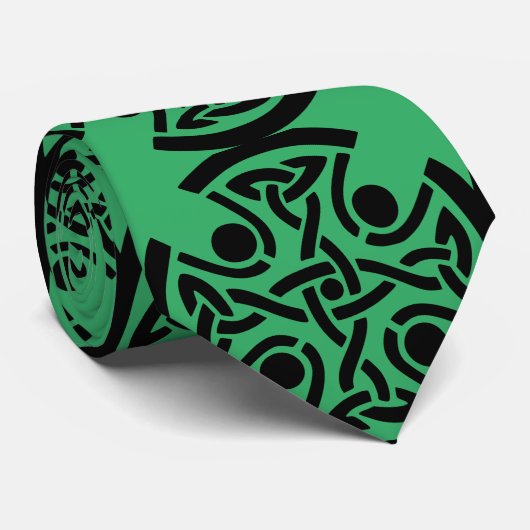 ケルト教の十字架 ネクタイ (ロール)