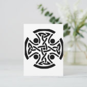 ケルト教の十字架 ポストカード (スタンド正面)