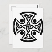 ケルト教の十字架 ポストカード (正面/裏面)