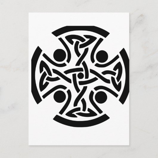 ケルト教の十字架 ポストカード (正面)