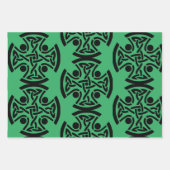 ケルト教の十字架 ラッピングペーパーシート (正面3)