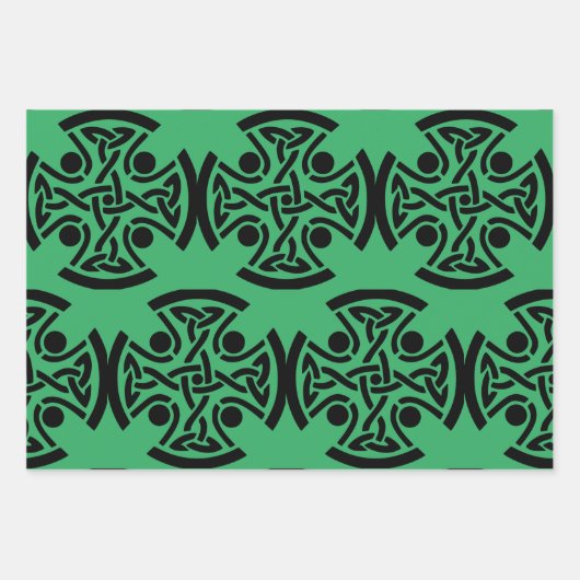 ケルト教の十字架 ラッピングペーパーシート (正面)