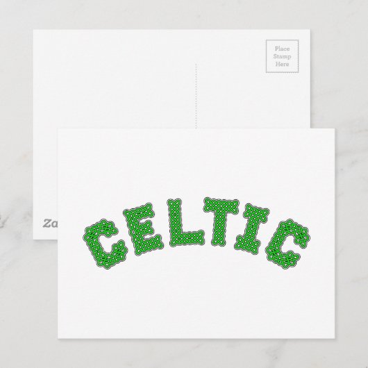 ケルト文字 ポストカード (正面/裏面)