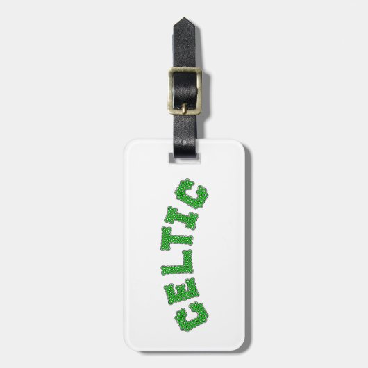 ケルト文字 ラゲッジタグ (正面縦)