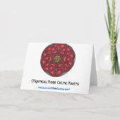 ケルト文字Tモノグラムカード ノートカード (裏面)