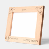 ケルト文字U名前をカスタムする レーザー彫刻フレーム (左)