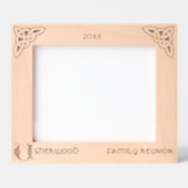 ケルト文字U名前をカスタムする レーザー彫刻フレーム (正面)