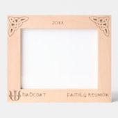 ケルト文字W名前をカスタムする レーザー彫刻フレーム (正面)