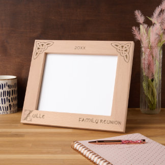 ケルト文字Z名前をカスタムする レーザー彫刻フレーム