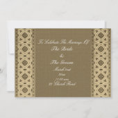 ケルト文様招待状 招待状 (裏面)