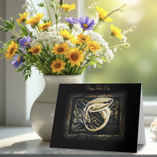 ケルト族のおなじみのドラゴンファーザーズデイカード カード