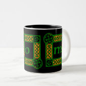 ケルト族のお母さんのマグ ツートーンマグカップ (正面右)