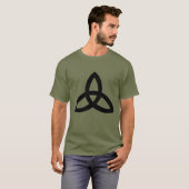 ケルト族のアイルランドの神聖な記号 Tシャツ (正面フル)