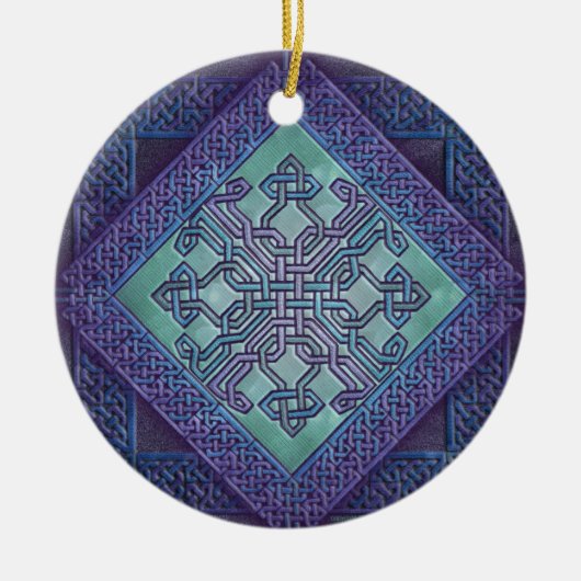 ケルト族のアバンギャルドのオーナメント セラミックオーナメント (正面)
