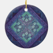 ケルト族のアバンギャルドのオーナメント セラミックオーナメント (裏面)