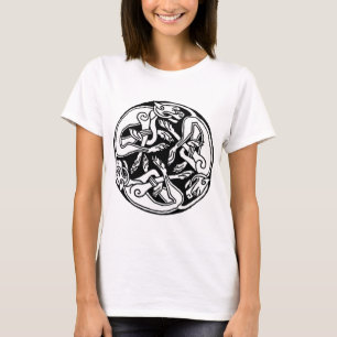 ケルト族のオオカミ Tシャツ