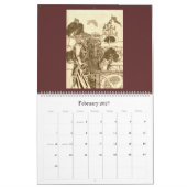 ケルト族のカレンダー カレンダー (2月 2027)