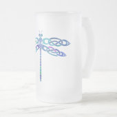 ケルト族のクラシカルなシリーズVI フロストグラスビールジョッキ (正面右)