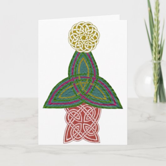 ケルト族のクリスマスカード シーズンカード (正面)