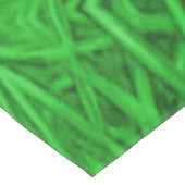 ケルト族のクローバーのヴィンテージの緑のフラクタルの万華鏡のように千変万化するパターン テーブルクロス (アングル)